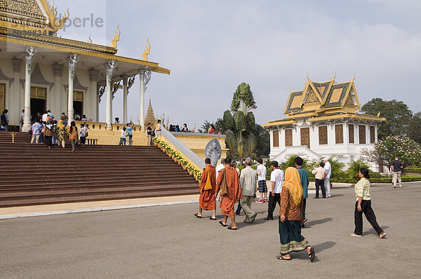 Der Royal-Thronsaal  der Königspalast  Phnom Penh  Kambodscha  Indochina  Südostasien  Asien