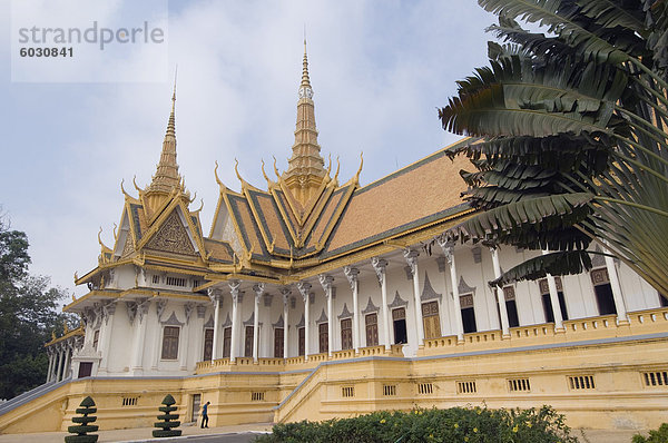 Der Royal-Thronsaal  der Königspalast  Phnom Penh  Kambodscha  Indochina  Südostasien  Asien