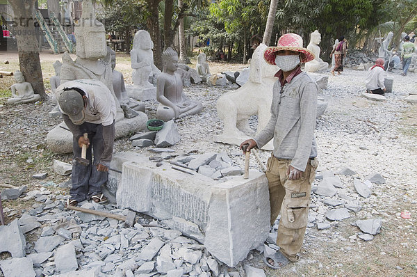 Steinmetzen  Kambodscha  Indochina  Südostasien  Asien