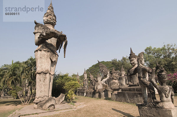 Buddha Park  Xieng Khuan  Vientiane  Laos  Indochina  Südostasien  Asien