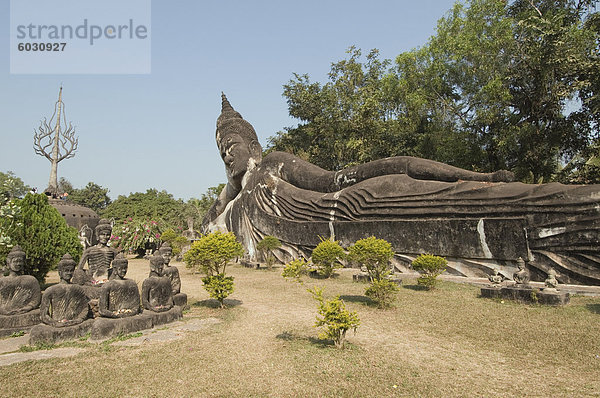 Buddha Park  Xieng Khuan  Vientiane  Laos  Indochina  Südostasien  Asien