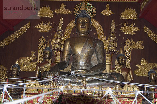 Buddhistische Tempel  Chiang Rai  Thailand  Südostasien  Asien