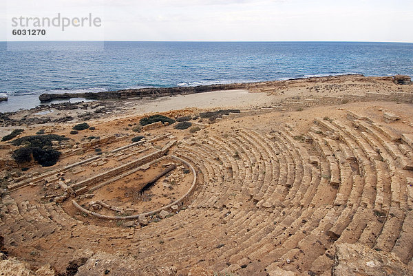 Theater  römische Website von Apollonia  Libyen  Nordafrika  Afrika