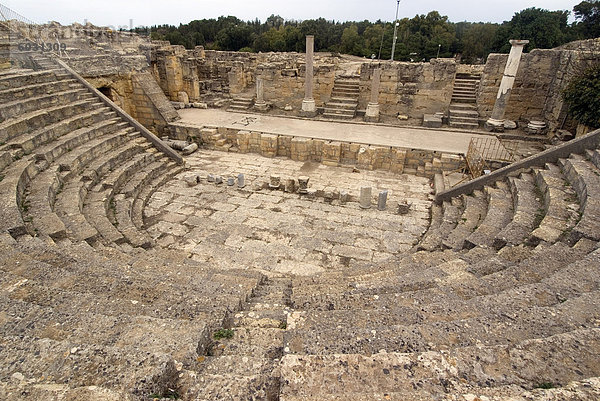 Odeon (kleine griechische Theater)  griechische und römische Site von Kyrene  UNESCO World Heritage Site  Libyen  Nordafrika  Afrika