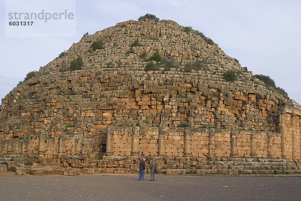 Mauretanischen Grab  angebliche Grabstätte von Juba II. und Kleopatra v. Selene  in der Nähe von Tipasa  Algerien  Nordafrika  Afrika