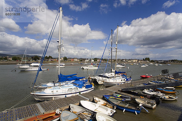 Hafen von Dungarvan  County Waterford  Munster  Irland  Europa