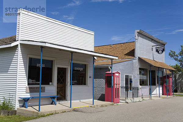 Telefonmuseum bei Bonanzaville History Park  Fargo  North Dakota  Vereinigte Staaten von Amerika  Nordamerika