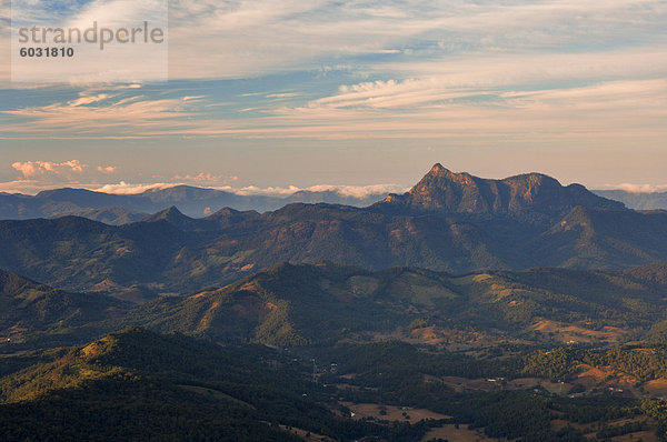 Mount Warning und Tweed Valley  neue South Wales  Australien  Pazifik