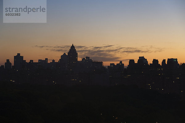 Anzeigen des Central Parks von Süden Richtung Norden  Manhattan  New York  New York State  Vereinigten Staaten von Amerika  Nordamerika