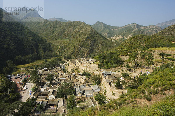 Cuandixia Dorf  nahe der Stadt Peking  China  Asien