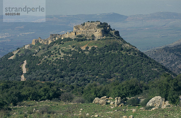 Nimrod Crusader Fort  Galiläa Panhandle  Upper Galilee  Israel  Naher Osten