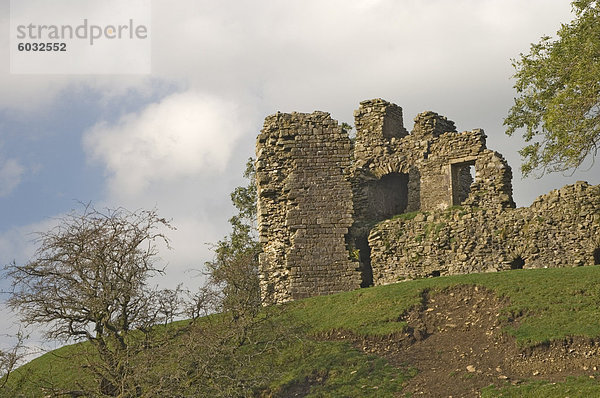 Pendragon Schloss  gebaut von Hugh de Moreville 1173  Besitz später die Clifford Familie  in der Nähe von Kirkby Stephen  Cumbria  England  Vereinigtes Königreich  Europa