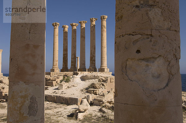 Sabratha Roman Website  UNESCO Weltkulturerbe  Tripolitanien  Libyen  Nordafrika  Afrika