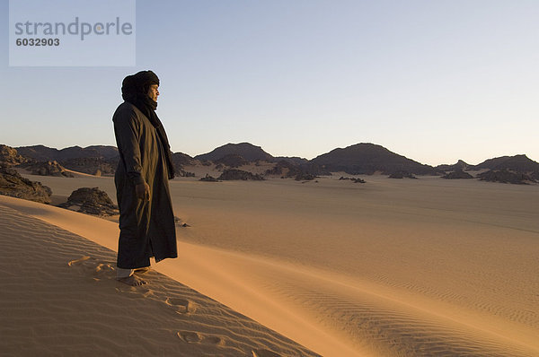 Tuareg  Akakus  Sahara Wüste  Fessan  Libyen  Nordafrika  Afrika