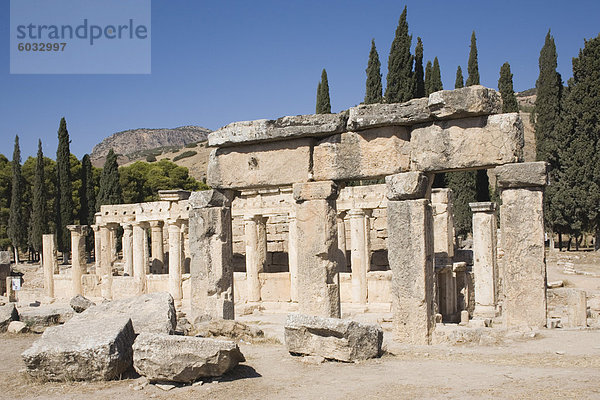 UNESCO-Welterbe Anatolien Eurasien Pamukkale Türkei