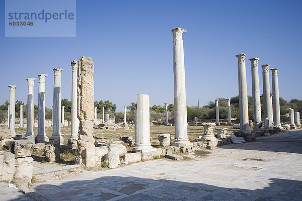 Die Ausgrabungsstätte von Salamis  Salamis  Nord-Zypern  Europa