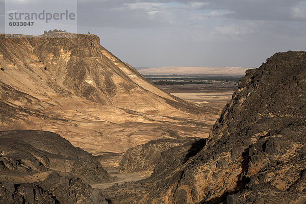 Bahariyya Oase am Rande der schwarzen Wüste  Ägypten  Nordafrika  Afrika