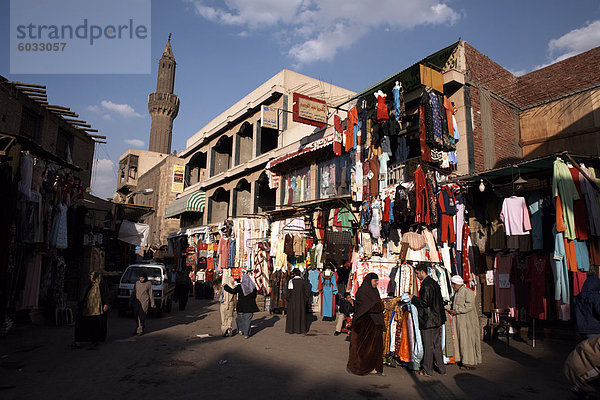 Islamischen Kairo und den Bereich der Khan al-Khalili  Kairo  Ägypten  Nordafrika  Afrika