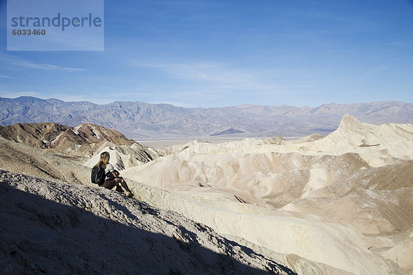 Zabriskie Point  Death Valley National Park  California  Vereinigte Staaten von Amerika  Nordamerika