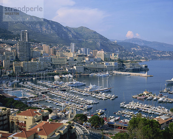 Skyline Skylines Hafen Europa Monaco