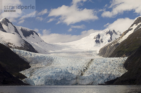 Garibaldi Gletscher  Darwin-Nationalpark  Feuerland  Patagonien  Chile  Südamerika