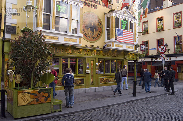 Oliver St. John Gogarty Pub  Temple Bar  Dublin  County Dublin  Republik Irland (Eire)  Europa