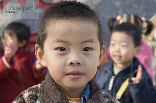 Porträt des chinesischen jungen  Peking  China  Asien
