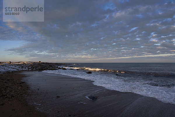 Strand am Hudson Bay in Churchill  Manitoba  Kanada  Nordamerika