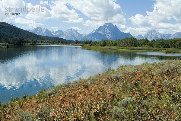 Oxbow Bend  Grand-Teton-Nationalpark  Wyoming  Vereinigte Staaten von Amerika  Nordamerika