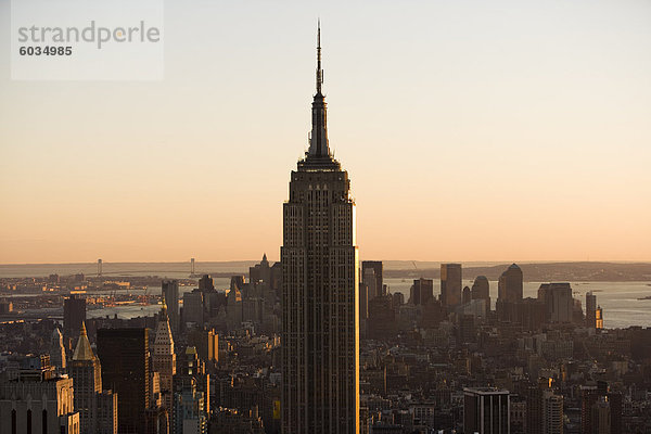 Empire State Building  New York  Vereinigte Staaten von Amerika  Nordamerika