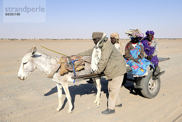 Dorfbewohner  nubische Wüste  Sudan  Afrika