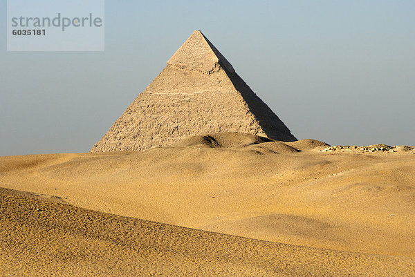 Pyramide  Gizeh  UNESCO Weltkulturerbe  Kairo  Ägypten  Nordafrika  Afrika