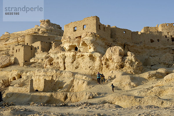 Alte Stadt Schali  Oase Siwa  Ägypten  Nordafrika  Afrika