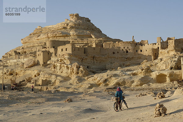 Alte Stadt Schali  Oase Siwa  Ägypten  Nordafrika  Afrika