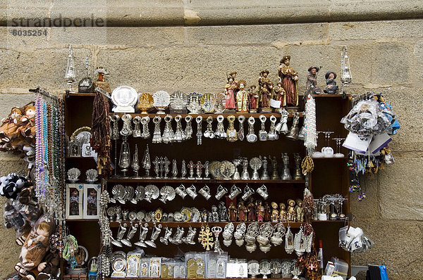 Souvenirs von Pilgerfahrt nach Santiago De Compostela  Galicien  Spanien  Europa