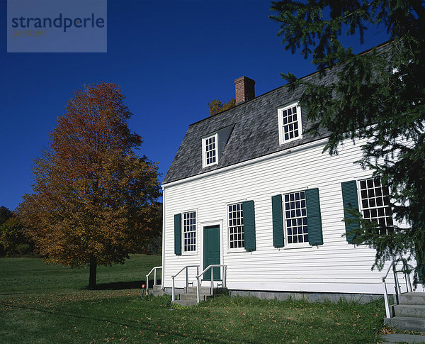 Vereinigte Staaten von Amerika USA halten Boden Fußboden Fußböden über Dorf Nordamerika Neuengland Dienstleistungssektor Massachusetts Ministerium Sonntag