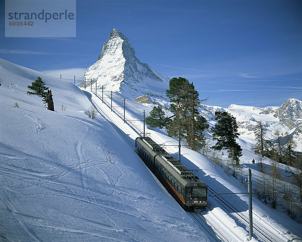 Das Matterhorn  Schweiz  Europa