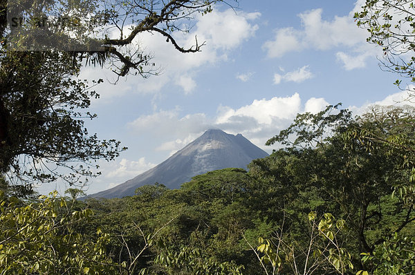 Vulkan Arenal aus dem Sky Tram  Costa Rica  Mittelamerika