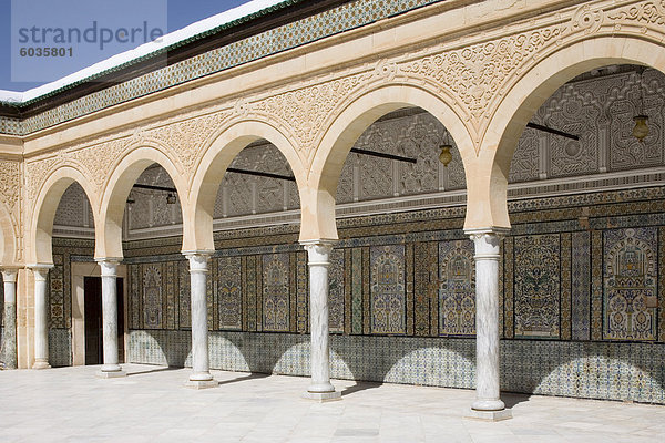 Moschee in Kairouan  Tunesien  Nordafrika  Afrika