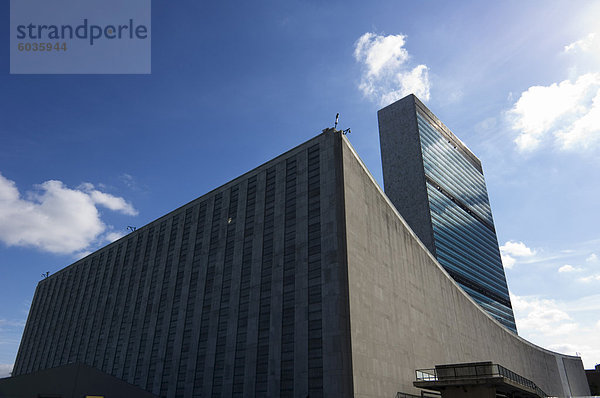 Vereinten Nationen Headquarters Building  Manhattan  New York City  New York  Vereinigte Staaten von Amerika  Nordamerika