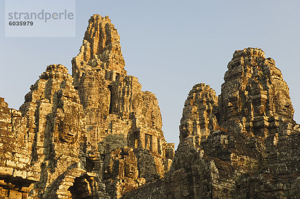 Der Bayon  Angkor Thom  Angkor  UNESCO Weltkulturerbe  Siem ernten  Kambodscha  Indochina  Südostasien  Asien