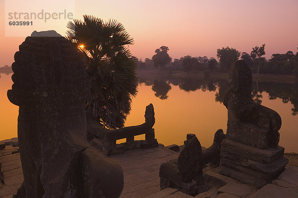 Sunrise  Srah Srang  Angkor  Siem Reap  Kambodscha  Indochina  Südostasien  Asien