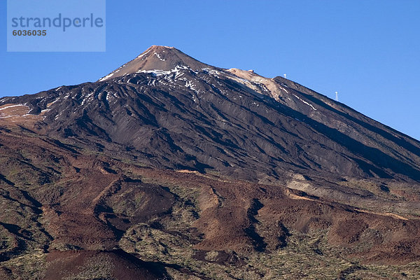 Mount Teide (Pico del Teide)  Parque Nacional de Las Canadas del Teide (Teide-Nationalpark)  Teneriffa  Kanarische Inseln  Spanien  Europa