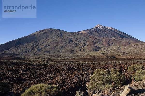 Mount Teide (Pico del Teide)  Parque Nacional de Las Canadas del Teide (Teide-Nationalpark)  Teneriffa  Kanarische Inseln  Spanien  Europa