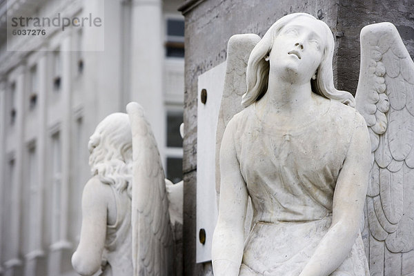 Stein-Statuen am Grand Place  Brüssel  Belgien