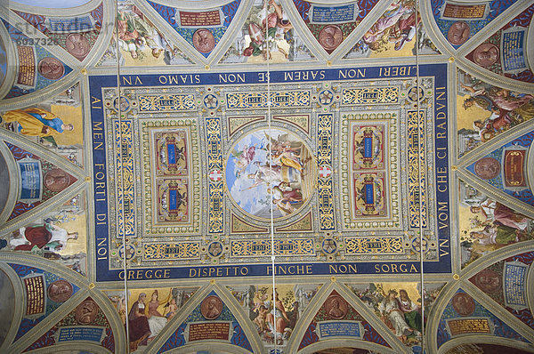 Gemälde im Palazzo Pubblico  Siena  Toskana  Italien  Europa