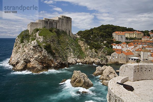 Festung Lovrijenac  Dubrovnik  Süddalmatien  Kroatien  Europa