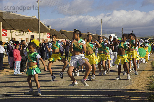 Straße Karneval  Elim  Western Cape  Südafrika  Afrika