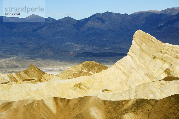 Vereinigte Staaten von Amerika USA Morgen Beleuchtung Licht Landschaft früh Nordamerika Steppe zeigen gewellt Death Valley Nationalpark Kalifornien