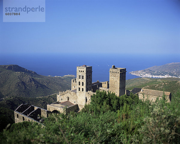 Kloster Sant Pere de Rodes  Costa Brava  Katalonien  Spanien  Europa
